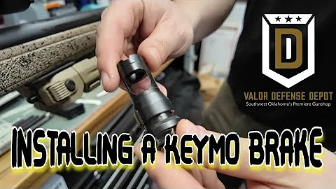 How to install a Dead Air KeyMo muzzle device.
