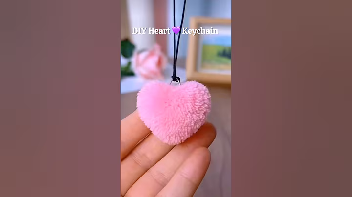 DIY Heart 💖 Keychain #shorts #art #diy #muktaartandcraft #youtubeshorts