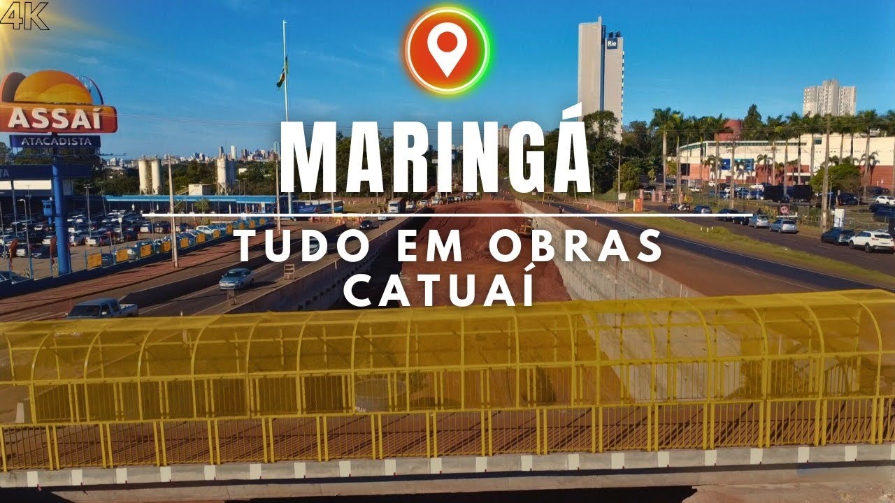 Maringá nova pista rebaixada do Catuaí