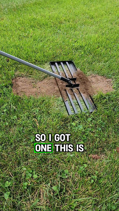make your lawn flat and perfect with this lawn leveling rake from walensee #lawncare #yardwork