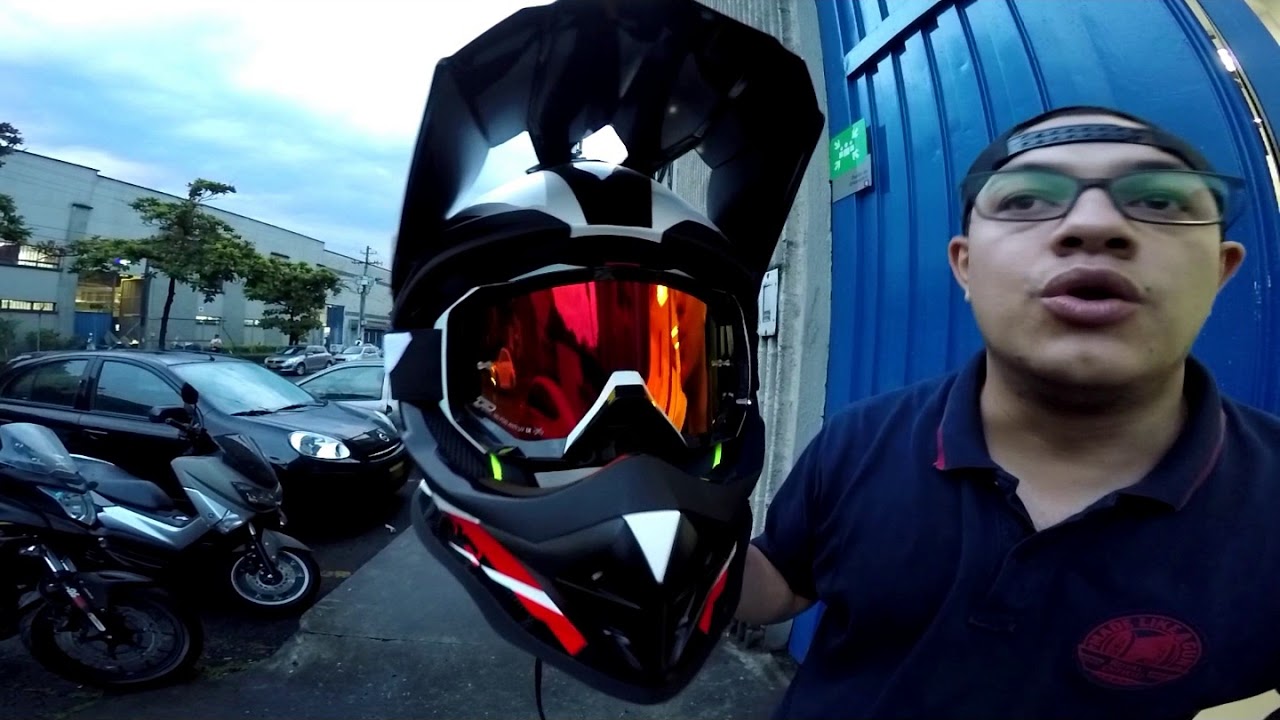 Resbaladizo Pegajoso estilo Se puede O no usar visor Oscuro para rodar en Motocicleta /Piston A Tope -  YouTube