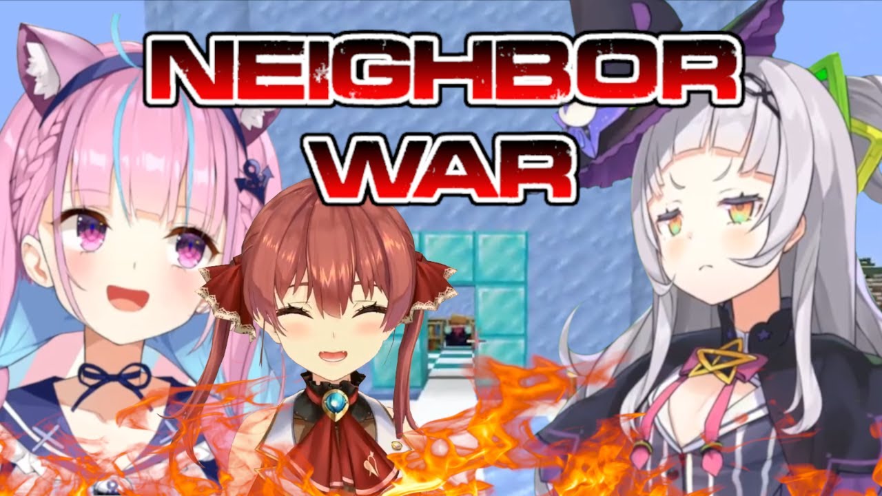 Aqua Invades Shion's New House and Invites Marine To Join The Fun