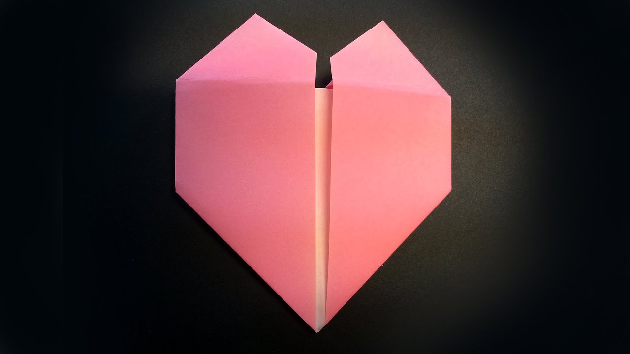 Easy Folded Paper Hearts - Happy Hooligans