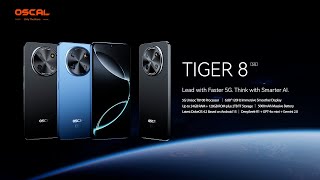 Oscal Tiger 8 Triple Ai Power Slim & Long-Lasting 120Hz Big Screen