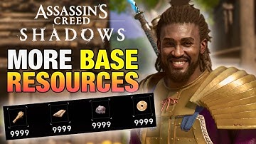 Assassin’s Creed Shadows Base Resources | How to get resources FAST | ACShadows Stockpiles Locations