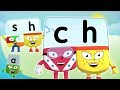 Alphablocks - SH &amp; CH Letter Teams | Learn to Read | Phonics for Kids | Learning Blocks
