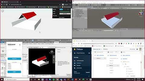 Revit, Unity, ThreeJs and Firebase
