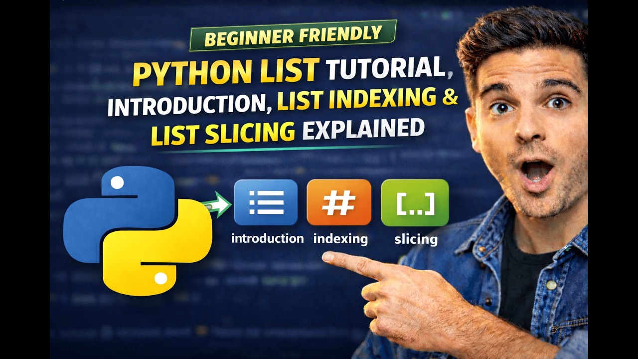 Python List Explained for Beginners | Indexing & Slicing (Easy Examples ...