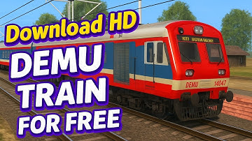 DOWNLOAD BEML DEMU FOR FREE IN TRAINZ SIMULATOR ANDROID #indianrailways  #gaming #vlog #beml #free 