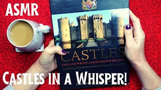 ASMR | Castles at Coffee Time! Whispered Reading Lovely Illustrated History Book