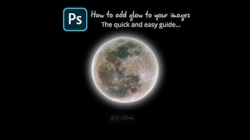 Photoshop tutorial: How to add glow to your moon or planetary images. Quick and easy.