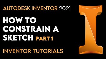 Autodesk Inventor 2021 | How to use Constraints - Part 1 | Tutorial