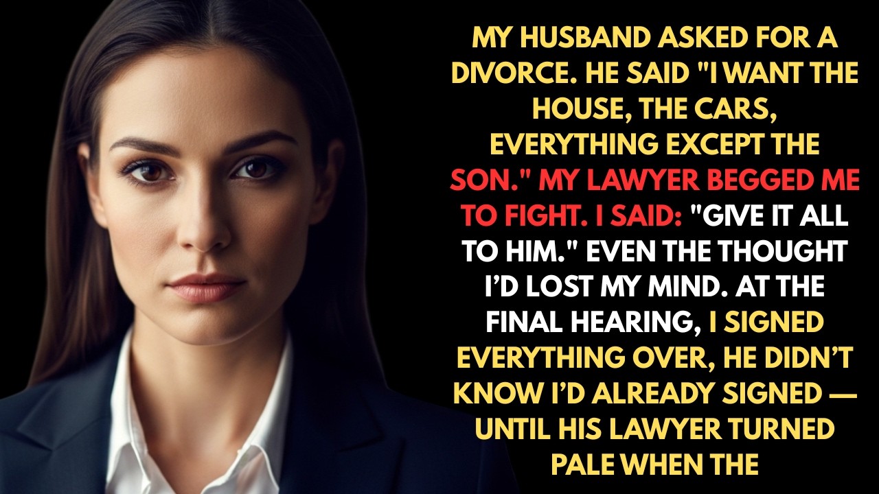 My Husband Took Everything in the Divorce — He Had No Idea What He Was Really Taking and...