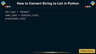 How to Convert String to List in Python