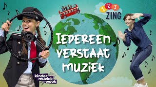 123ZING ft. Luna - Iedereen Verstaat Muziek (Kindermuziekweeklied 2023)
