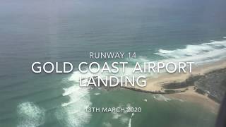 Gold Coast Airport Landing