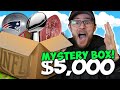 Opening the Most CRAZY $5,000 Custom NFL Mystery Box!! (Insane Items!!)