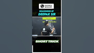 Reasoning Tricks in Hindi by Deepak Sir #Shorts #DSSSB #BPSCTRE