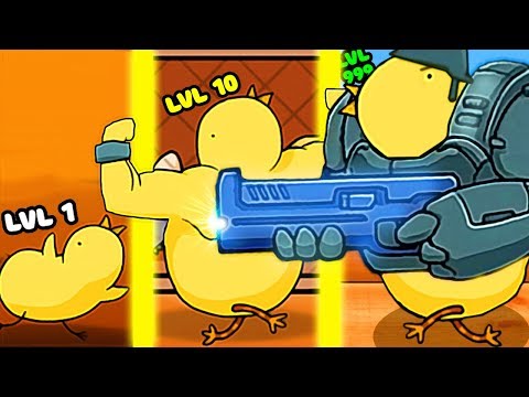 ЭВОЛЮЦИЯ МУТАНТОВ КУРИЦ ЧТОБЫ СТАТЬ ЧЕЛОВЕКОМ В ИГРЕ CHICKEN VS MAN!