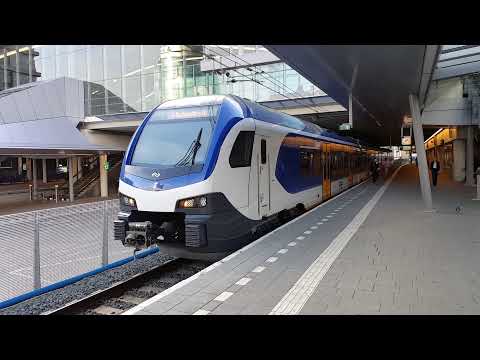 NS Flirt 2507 vertrekt van station Utrecht Centraal!!!