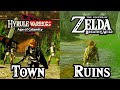 Great Plateau Towns Comparison: Zelda Age of Calamity VS Breath of the Wild!