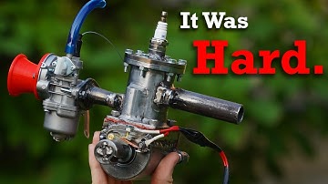I Made a Two-Stroke Engine Using Things I Found at the Hardware Store