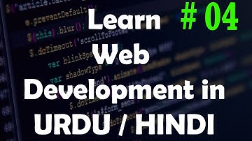 Learn HTML Basics - Lists | URDU / HINDI | - Tutorial 4