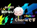 【自己紹介】はじめましてvtuberになりたいCherieです!【vtuber】