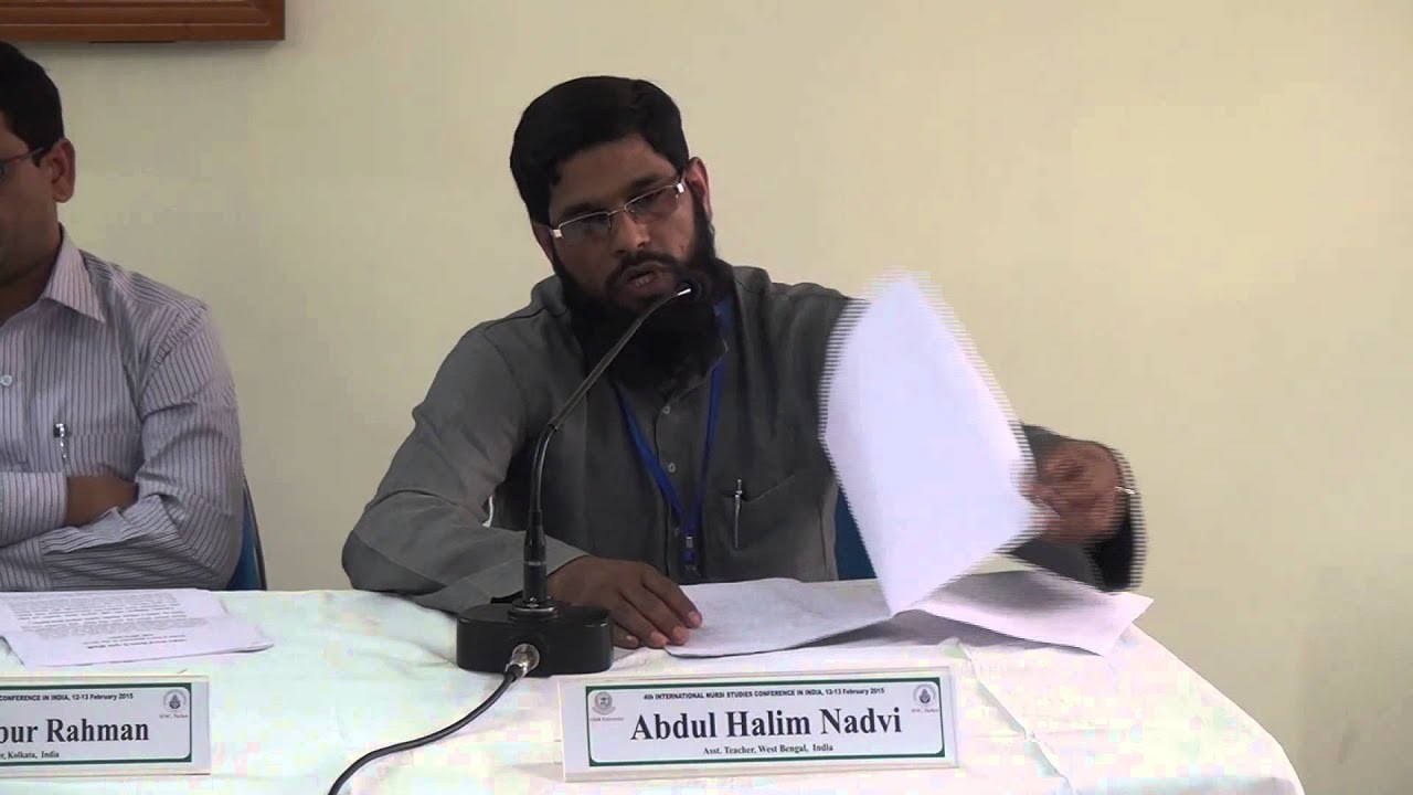Abdul Halim Nadvi,The necessity of revelation,ALIAH UNIVERSITY ,