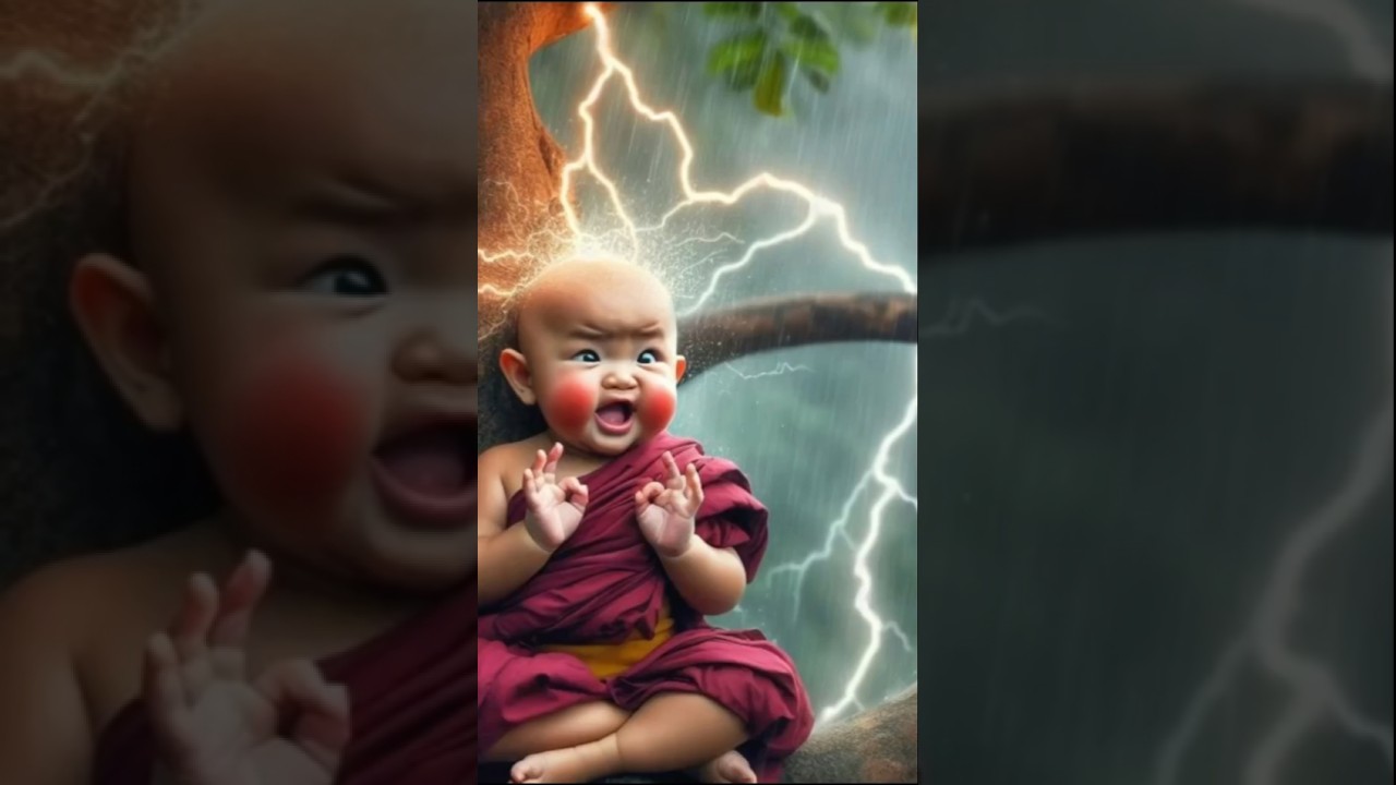 cute little monk so beautiful😍 
