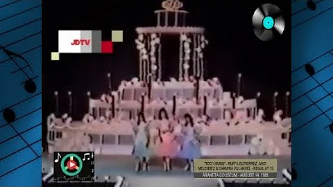 TOO YOUNG (Cover) | Ruffa Gutierrez, Aiko Melendez & Carmina Villarroel | Regal at 15 (8/14/1988)