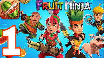 Fruit Ninja - Gameplay Walkthrough Part 1 - Tutorial (iOS, Android)