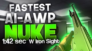 [Bullet Force] Fastest AI-AWP Nuke (1:42) w Iron Sight