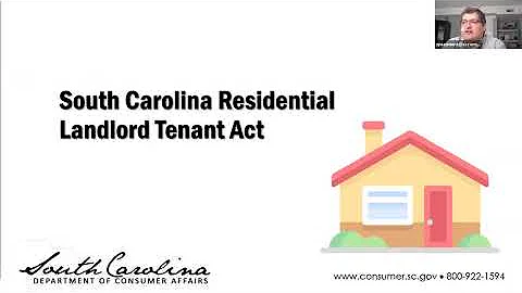 South Carolina Department of Consumer Affairs: Landlord/Tenant Act