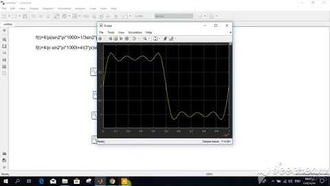 Fourier series using matlab