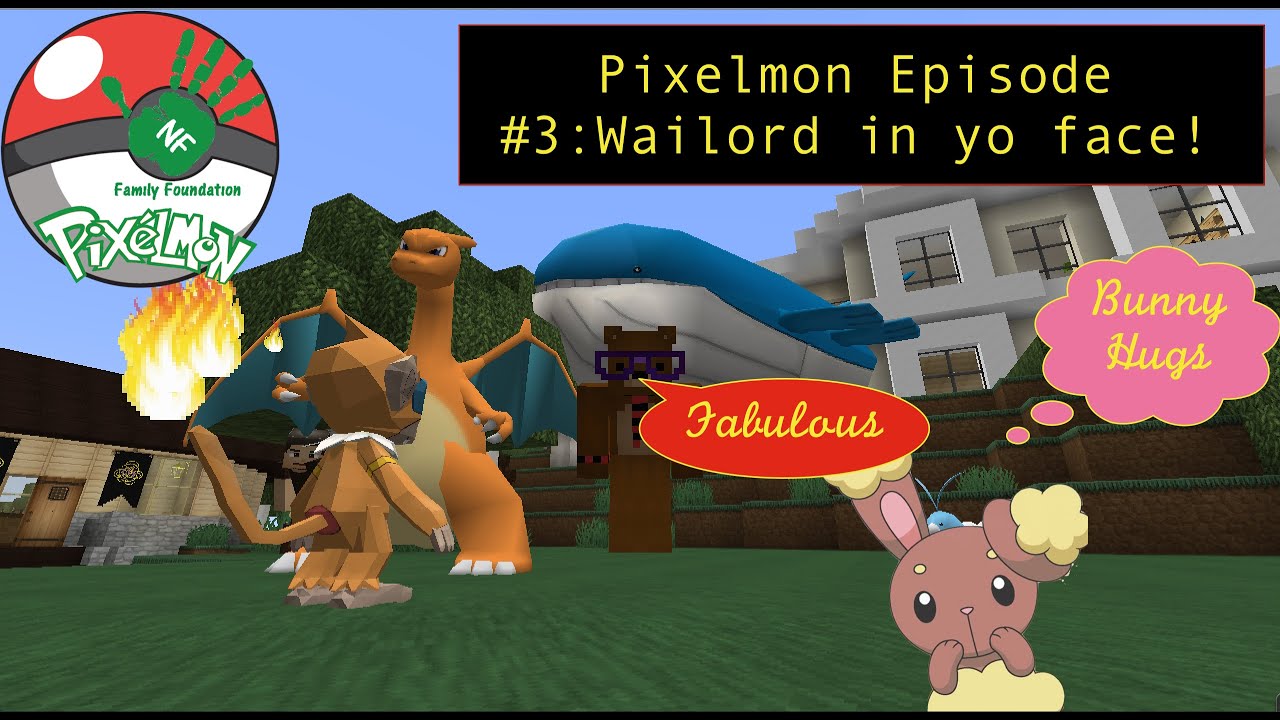 Minecraft Pixelmon Episode 3Wailord in yo face! YouTube