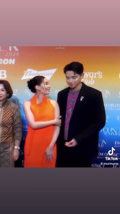 James and Bella's moment during WORLDS FASHION DISTRICT EQUINOX SUMMER 2024  #3.16.24