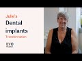 Julie's Dental Implants Journey - Smile In A Day