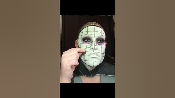 How to make safe Hellraiser pins nails #sfx #halloweenmakeup