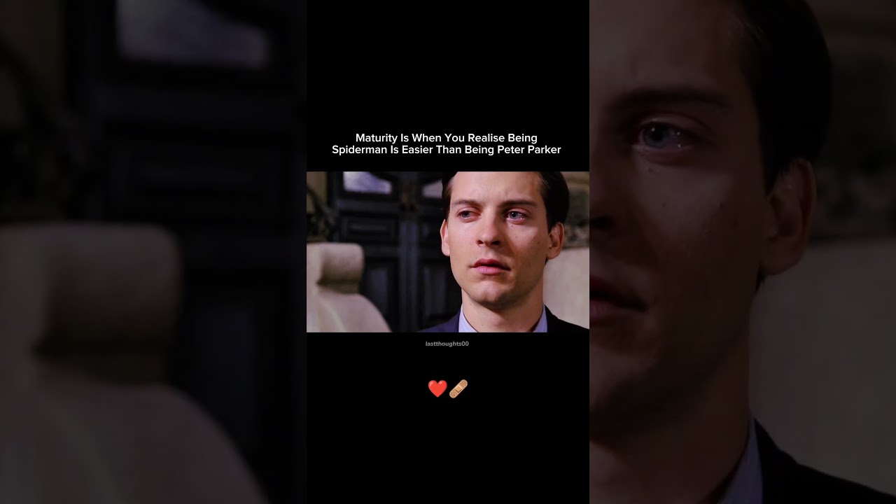 Despite being spider-man peter parker life sucks 😔💔.----