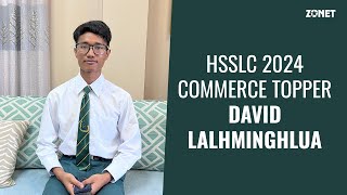 HSSLC 2024 Commerce Topper David Lalhminghlua