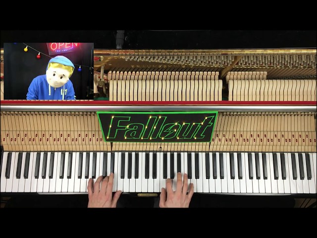 IT'S ALL OVER BUT THE CRYING - The Inkspots (piano cover) - Let's Play Fallout Songs #1