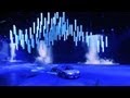 Tubular bells  kinetic light installation with dmx winch control  bugatti  iaa  frankfurt