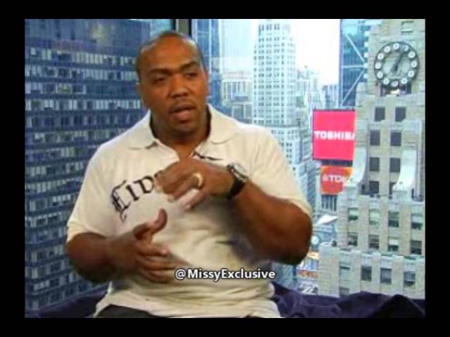 Timbaland on the making of Missy Elliott's Talk That (2008) class=