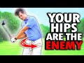 Everybody says turn your hips to start the downswing but it seriously kills your driver