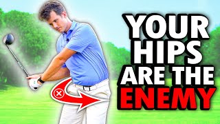 Everybody Says 'Turn Your Hips to Start the Downswing' But It Seriously Kills Your Driver