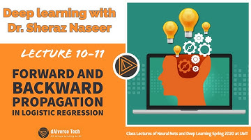 Neural Nets and Deep Learning Lec 10-11 : Forward and Back-propagation in Logistic Regression