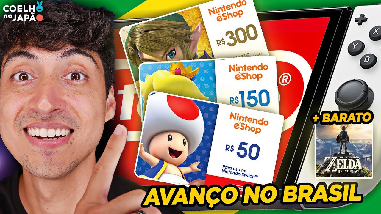 Nintendo - Gift Card Digital 150 Reais - Nintendo - Compre na Nuuvem