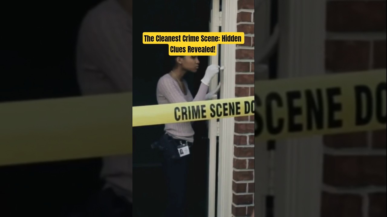The Cleanest Crime Scene: Hidden Clues Revealed! 
