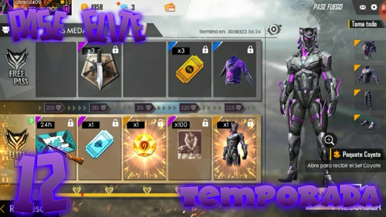 Pase elite temporada 12 /asi es como se ve me compro el pase